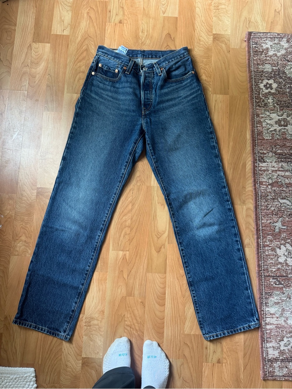Levi’s Dark Blue Straight-Leg Jeans